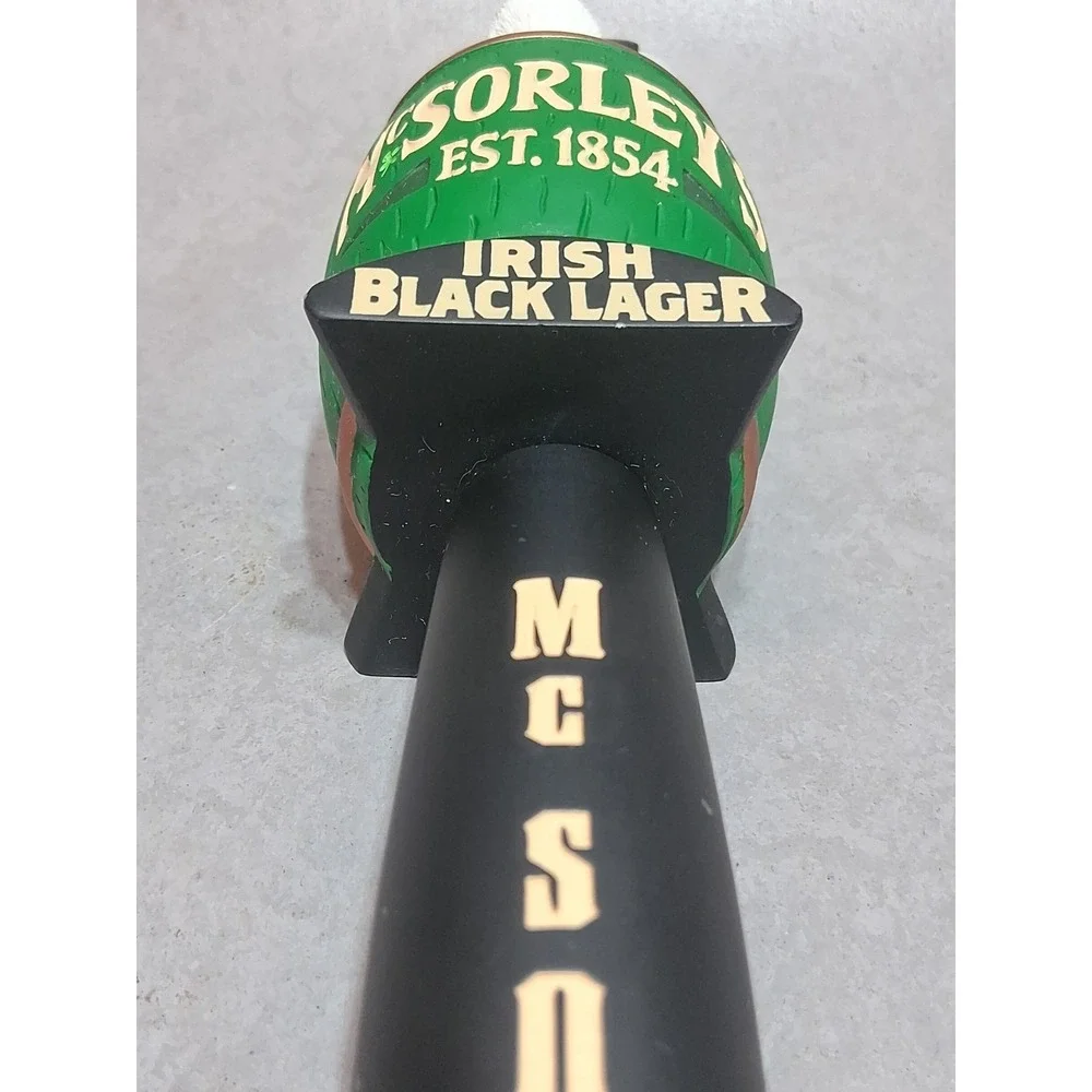 Vintage McSorley's Irish Black Lager Beer Tap Handle Pull Knob